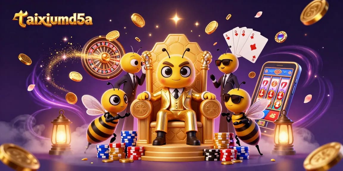 Experience thrilling gameplay with taixiumd5a, featuring a vibrant 3D scene of casino excitement.