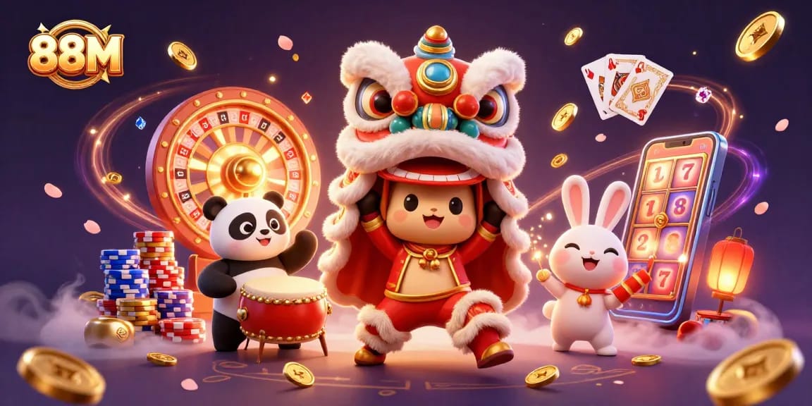 88M players spinning the roulette wheel and celebrating winnings with vibrant casino elements.