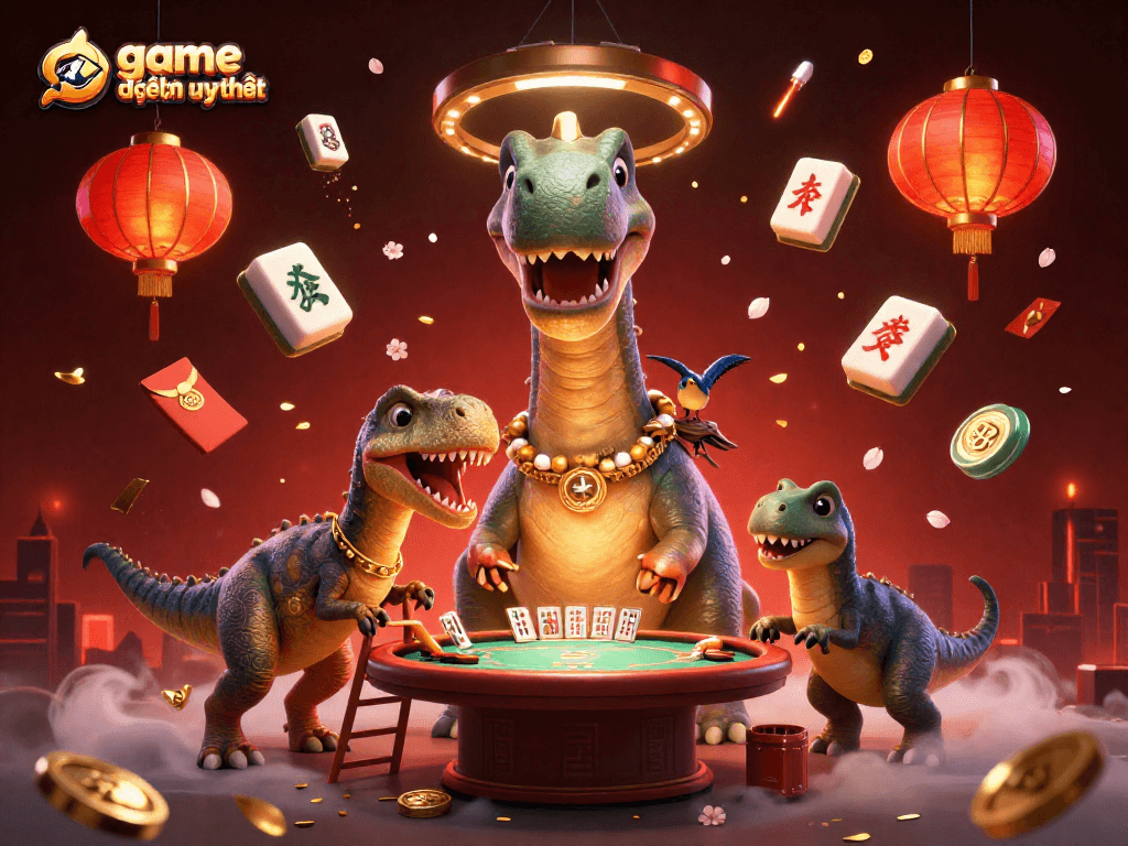Experience game đổi thưởng uy tín with thrilling characters and vibrant casino elements in an engaging 3D scene.