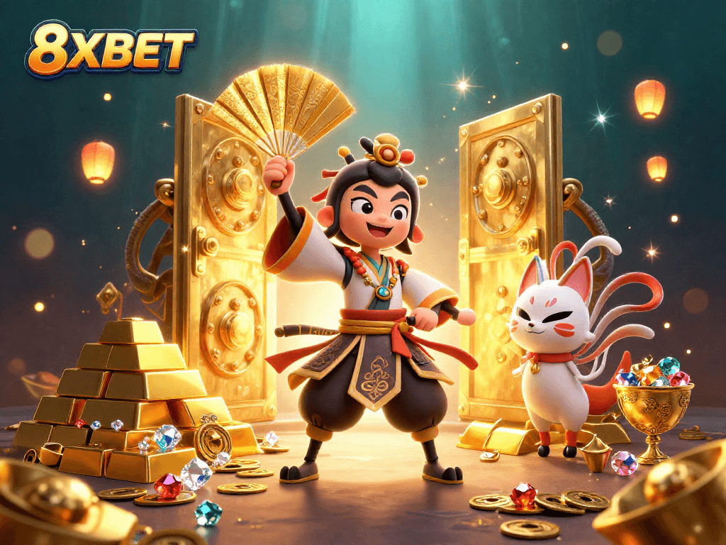 Experience thrilling adventures with 8XBET's vibrant casino universe featuring exciting treasures.