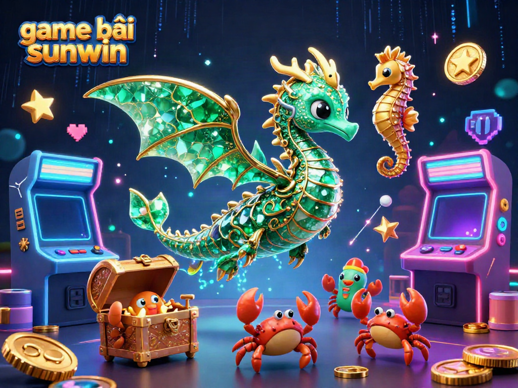 Engage in action-packed game bài sunwin with vibrant arcade elements and enchanting sea creatures.