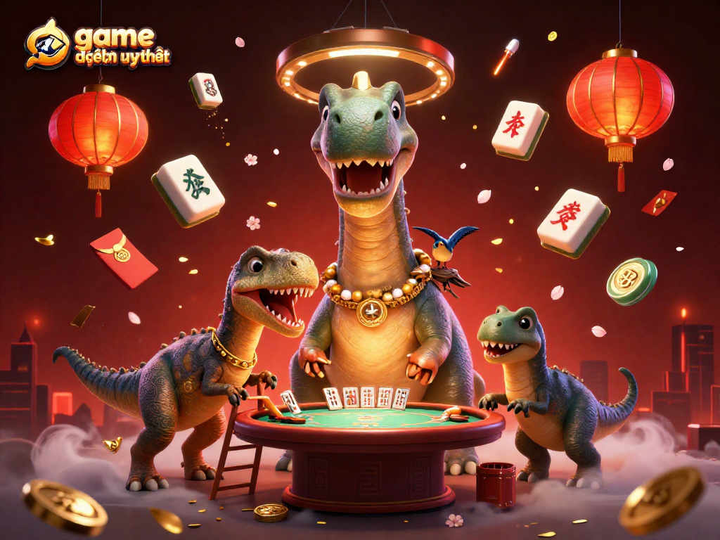 Experience game đổi thưởng uy tín with thrilling characters and vibrant casino elements in an engaging 3D scene.