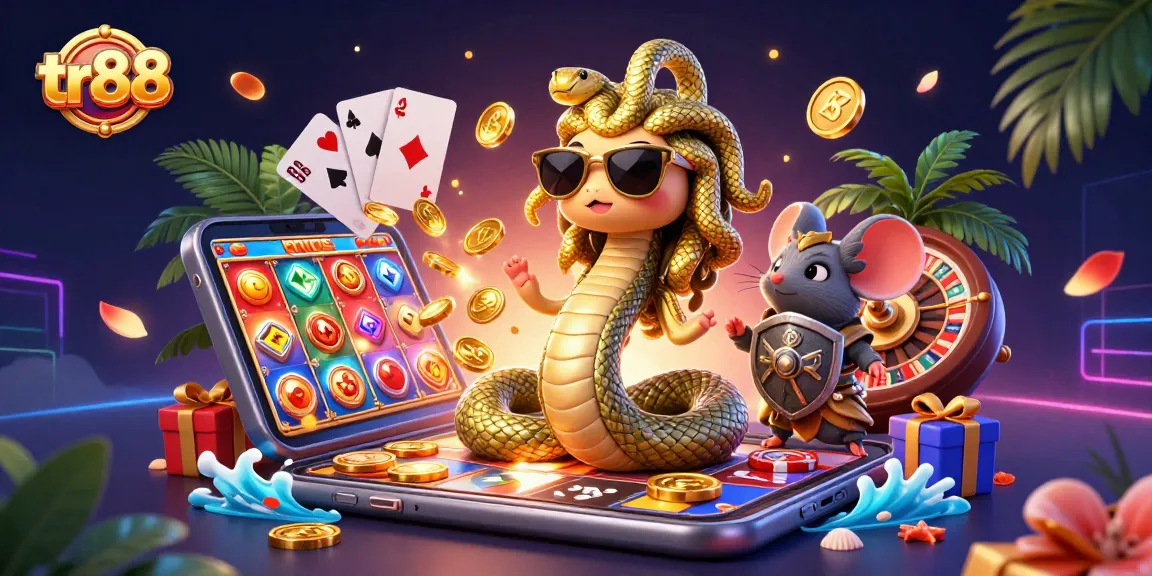 Engage with exciting casino fun at tr88 featuring playful Medusa and dynamic gaming elements.