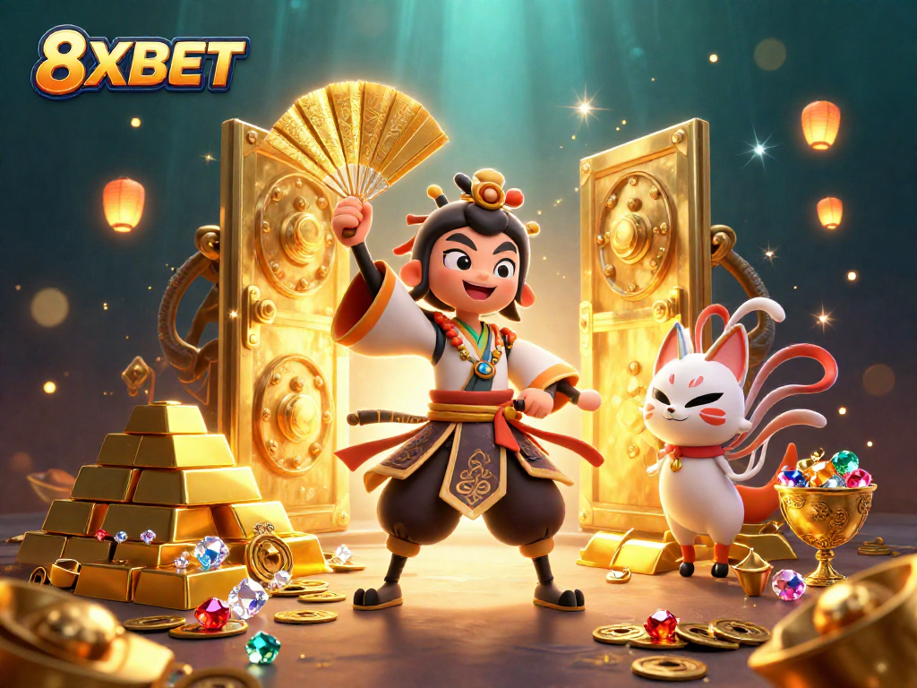 Experience thrilling adventures with 8XBET's vibrant casino universe featuring exciting treasures.