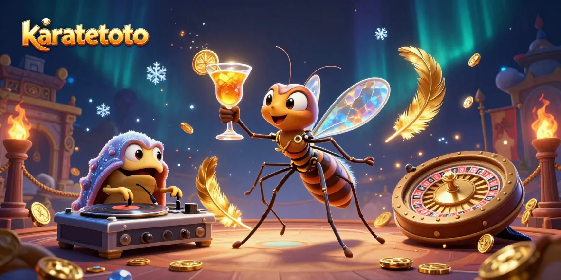 Experience thrilling gameplay with karatetoto in this vibrant 3D casino scene featuring lively characters and dynamic game elements.