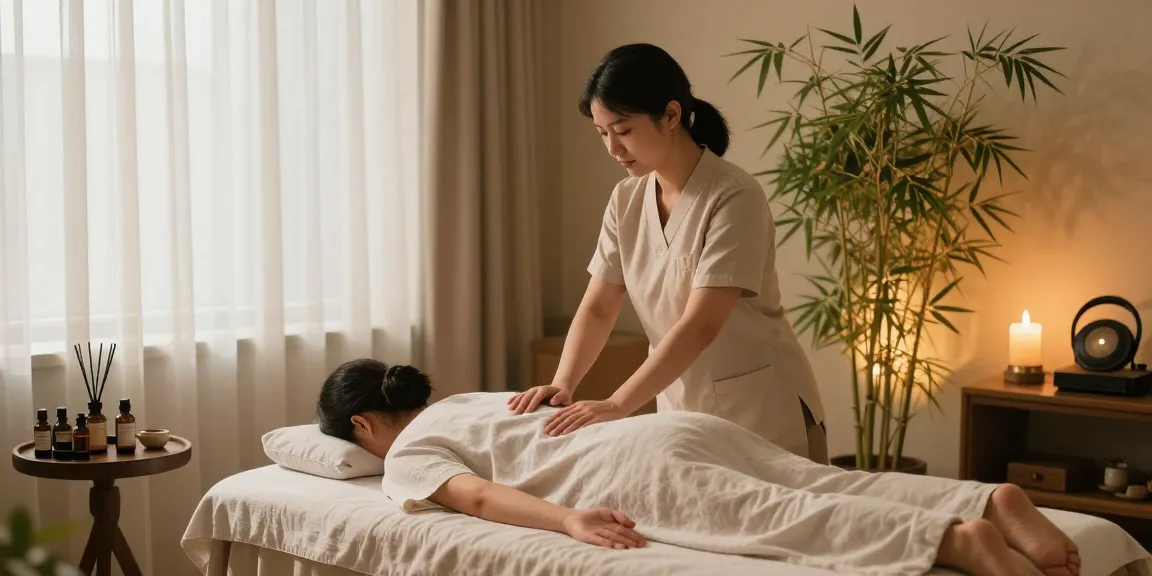 Relaxing 인천출장안마 therapy session with a licensed therapist in a serene environment.
