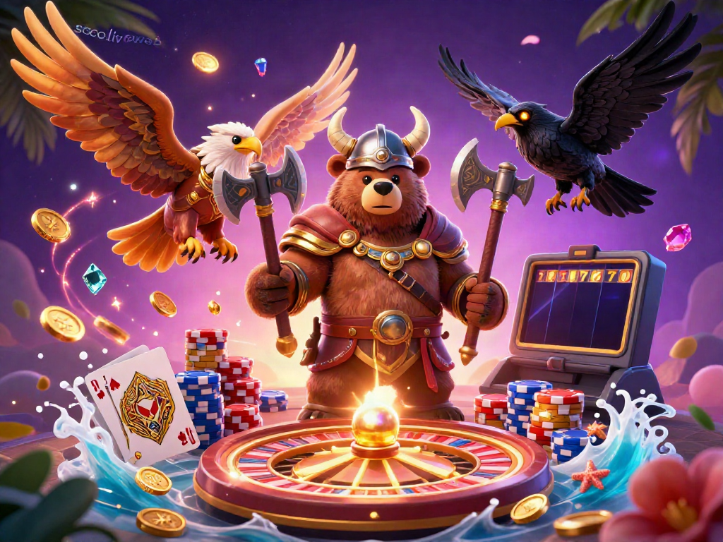 Watch thrilling action unfold in an ultra-detailed scene from socoliveweb featuring dynamic casino excitement.