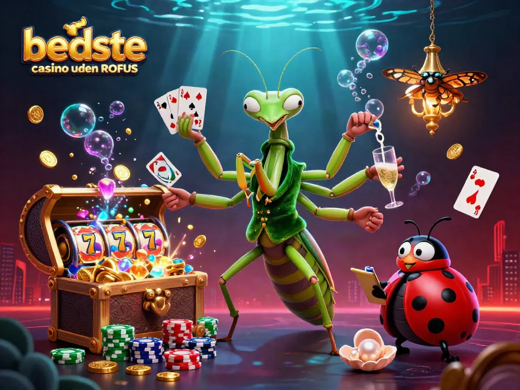 Engage with the best casino uden ROFUS experience featuring card games and vibrant casino elements.