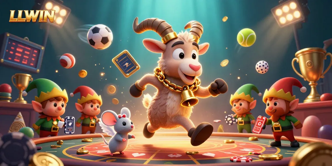 Experience the thrilling holiday horror at LLWIN's casino with playful characters and dynamic betting elements.