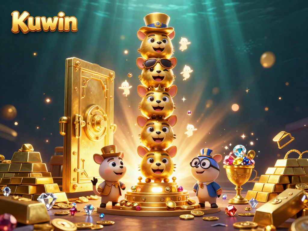 Experience the vibrant atmosphere of Kuwin, featuring a magical golden totem in a rich gambling scene.