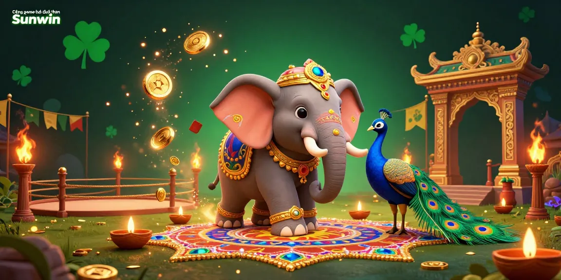 Experience thrilling gaming scenarios at Cổng game bài đổi thưởng Sunwin with vibrant characters and dynamic casino elements.