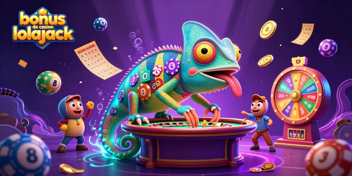 Experience the excitement at the bonus de casino lolajack with a vibrant 3D casino scene.