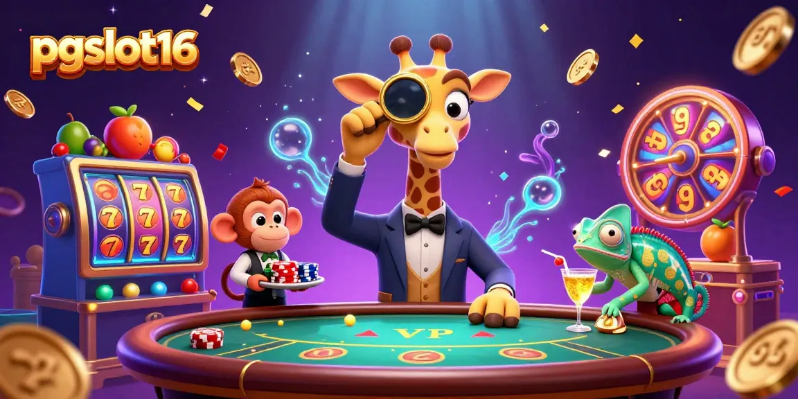 Engage with pgslot16 and experience colorful slot excitement amidst vibrant casino elements.