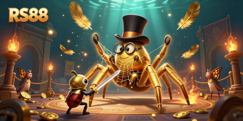 Experience thrilling excitement at RS88 with engaging characters and dynamic casino elements.