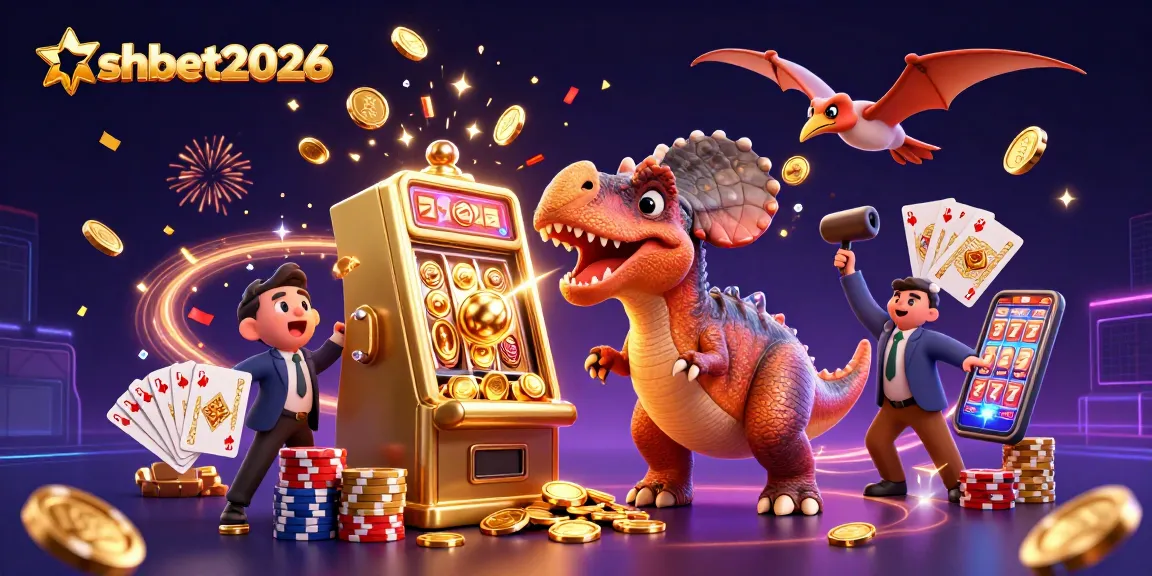 Win jackpots at the shbet2026 casino with colorful 3D graphics and engaging characters.