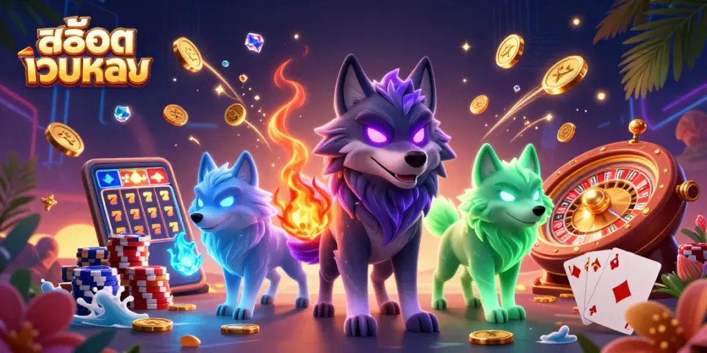 เล่นสล็อตโดยตรงกับเกมสล็อตที่หลากหลายและโบนัสทองคำที่มาจากเงินเดิมพัน