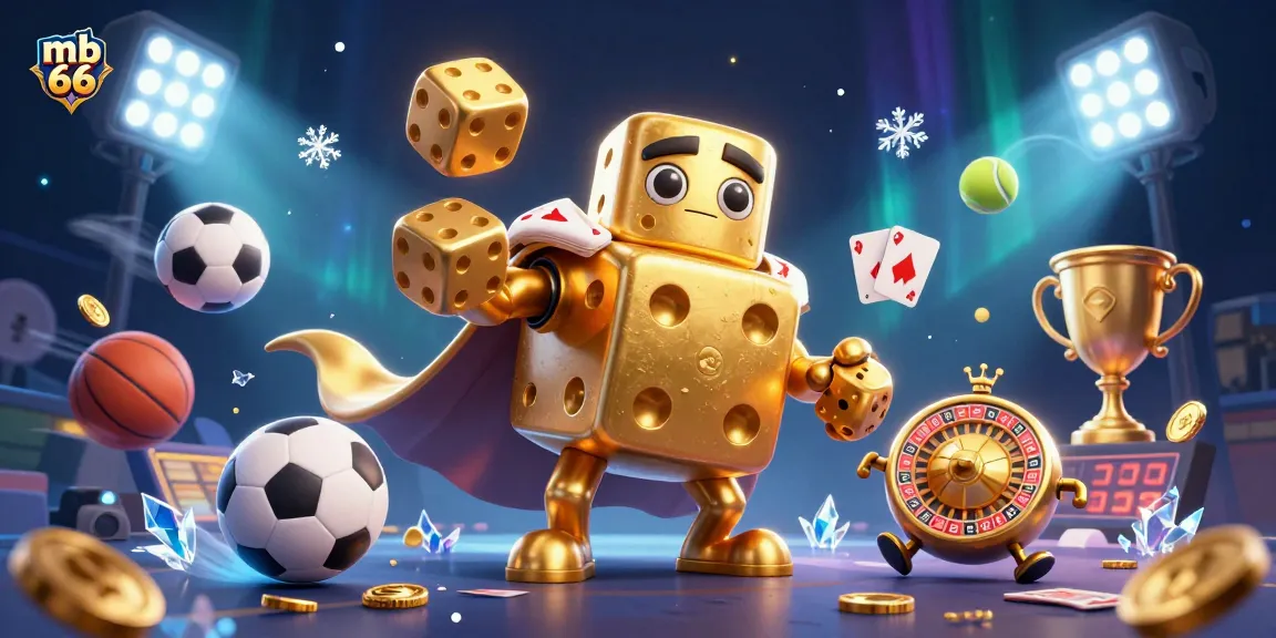 Engage with mb 66's exciting gaming experience featuring vibrant 3D characters and dynamic elements.
