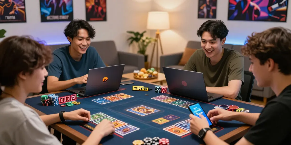 Engaging players sharing a fun gaming experience on Juragan QQ platform in a cozy setting.