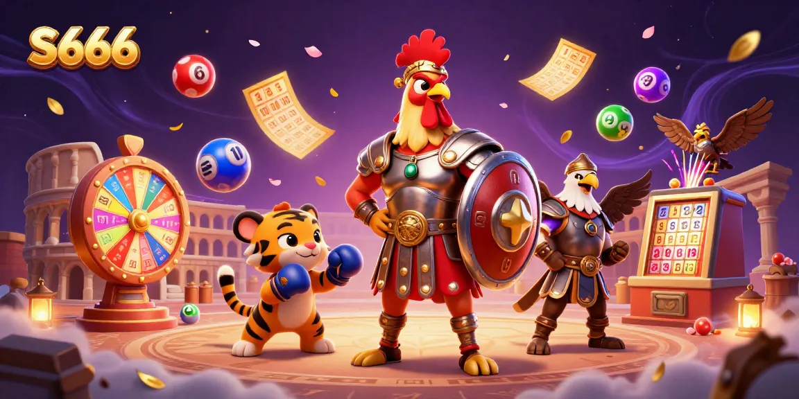 S666 players enjoying vibrant lottery games with animated elements and dynamic cash rewards.