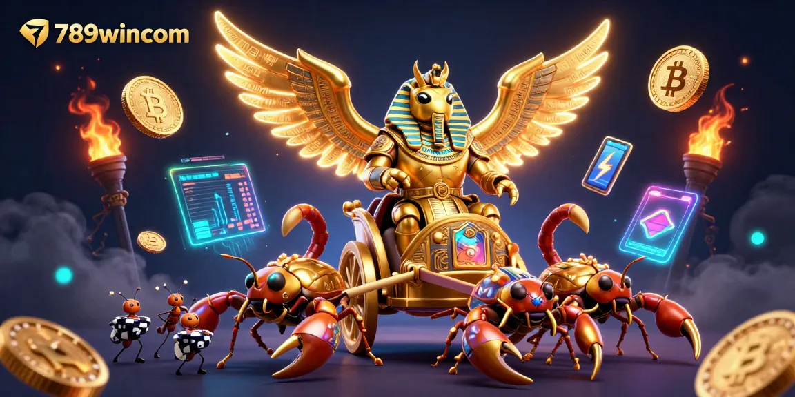 Engage in thrilling gameplay with 789wincom's vibrant casino elements and characters.