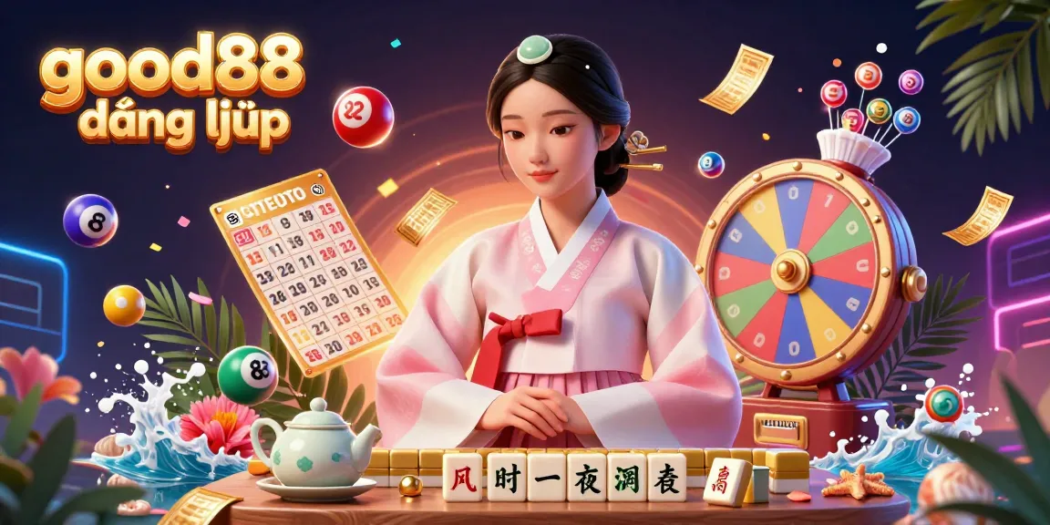 Experience the thrill of good88 đăng nhập with vibrant lottery balls and a serene casino atmosphere.