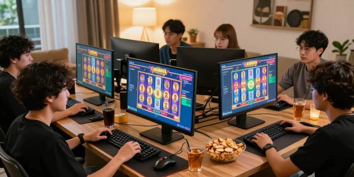 Exciting online gaming experience with players enjoying slot gacor games in a cozy atmosphere.