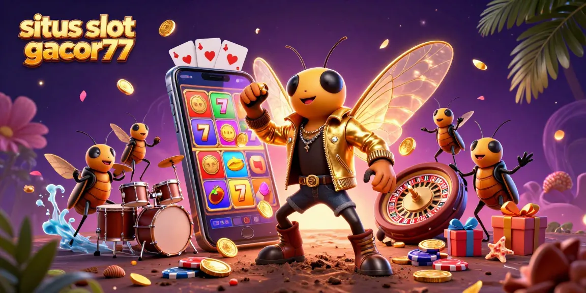 Engage with situs slot gacor77 through vibrant slot games featuring a dynamic rock star scene.