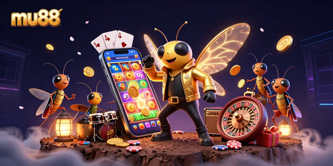 Experience mu88's excitement with a rock star cicada and jackpot games in a dynamic gaming scene.